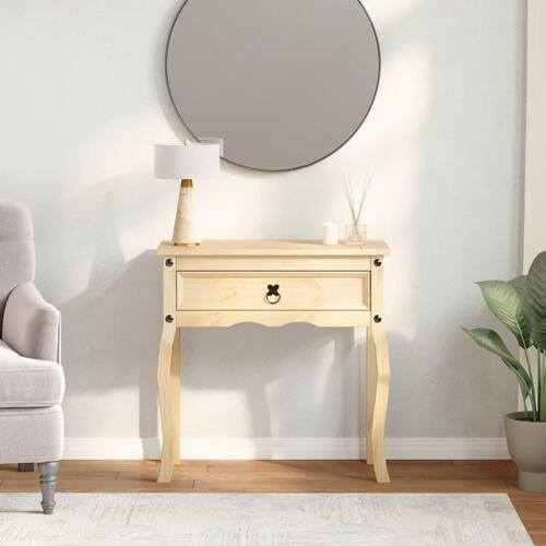 Konsolbord Corona 73x35x73 cm massivt fyrretræ