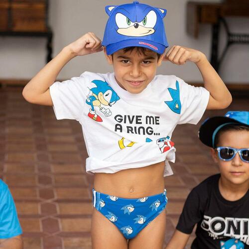 Badetøj til Børn Sonic Mørkeblå 3 år