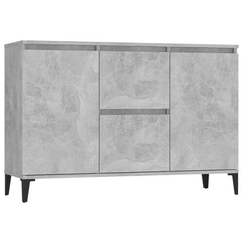 Skænk 104x35x70 cm konstrueret træ betongrå
