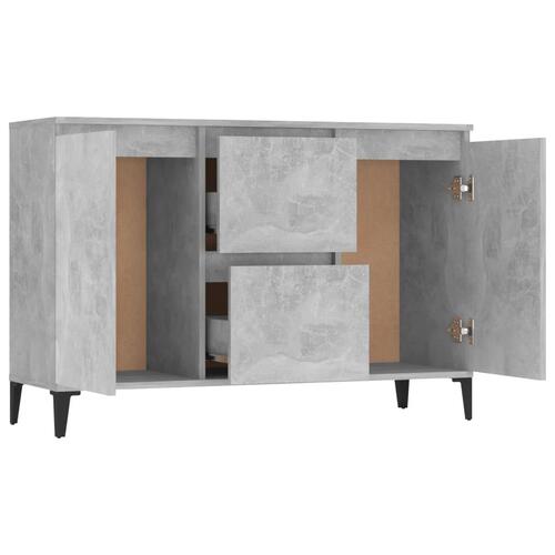 Skænk 104x35x70 cm konstrueret træ betongrå