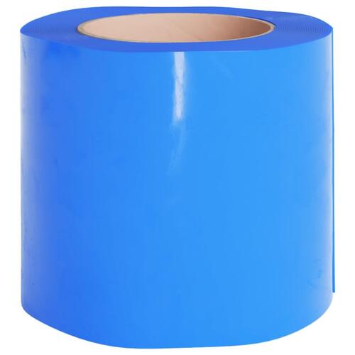 Bændelgardin 200 mm x 1,6 mm 25 m PVC blå