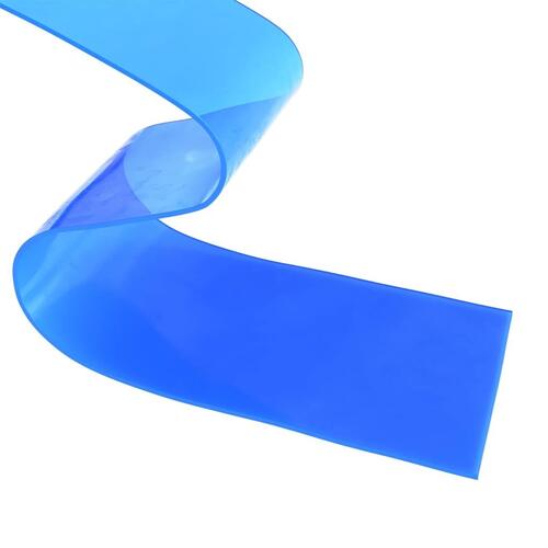 Bændelgardin 200 mm x 1,6 mm 25 m PVC blå