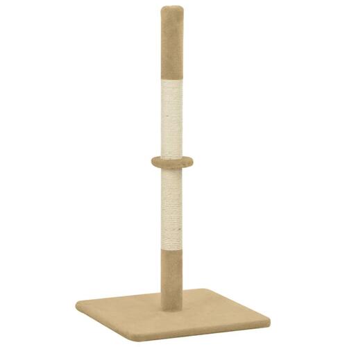 Kradsetræ til katte 40 x 40 x 80 cm sisal beige