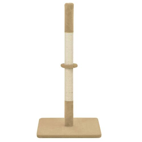 Kradsetræ til katte 40 x 40 x 80 cm sisal beige