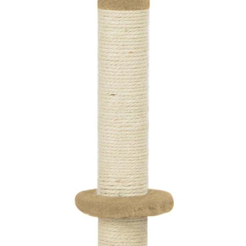 Kradsetræ til katte 40 x 40 x 80 cm sisal beige