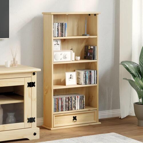 Reol Corona 52x17,5x103 cm massivt fyrretræ