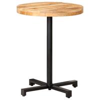 Bistrobord Ø60x75 cm rund ru mangotræ
