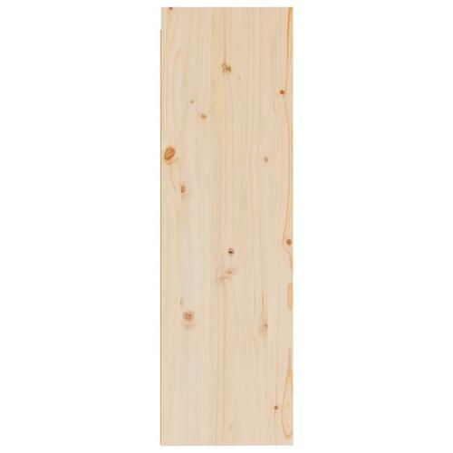 Vægskabe 2 stk. 30x30x100 cm massivt fyrretræ