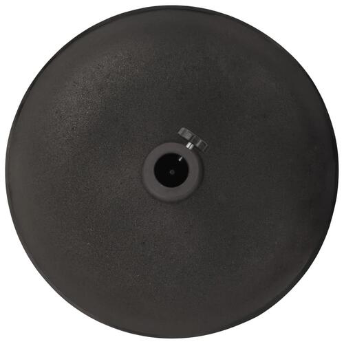 Parasolfod beton 25 kg rund sort