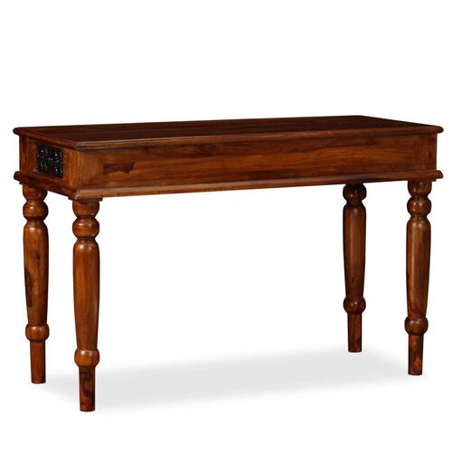 Skrivebord massivt sheeshamtræ 120 x 50 x 76 cm