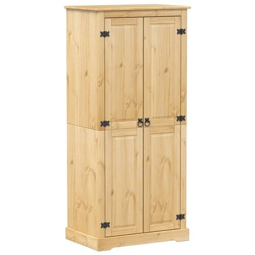 Klædeskab Corona 76x50x170 cm massivt fyrretræ