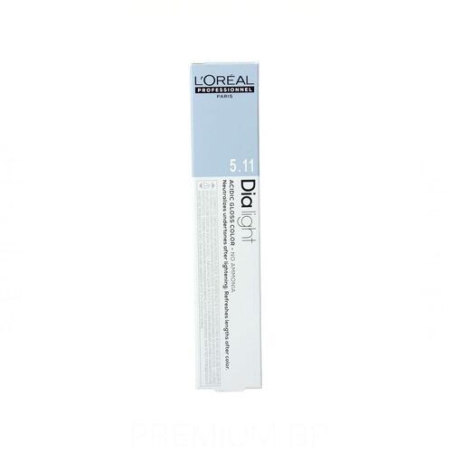 Permanent hårfarve - creme L'Oreal Professionnel Paris Dia Light Nº 5.11 Uden ammoniak (50 ml)