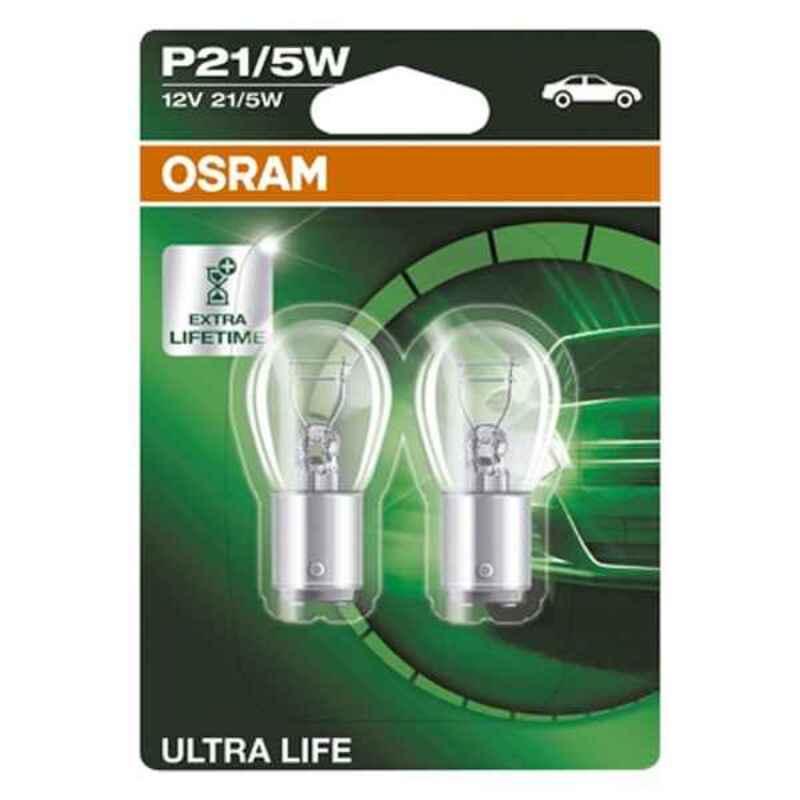 Pære til køretøj OS7528ULT-02B Osram OS7528ULT-02B P21/5W 21/5W 12V (2 Dele)