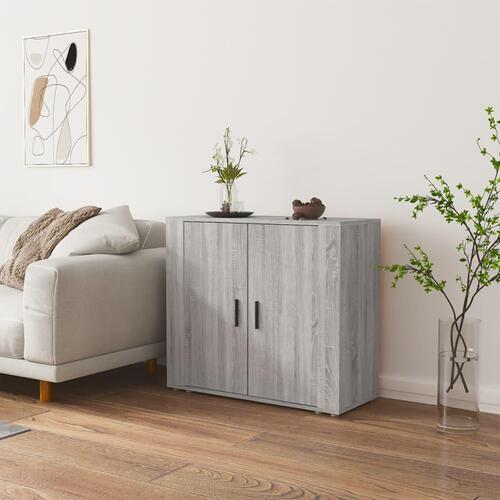 Skænk 80x33x70 cm konstrueret træ grå sonoma-eg