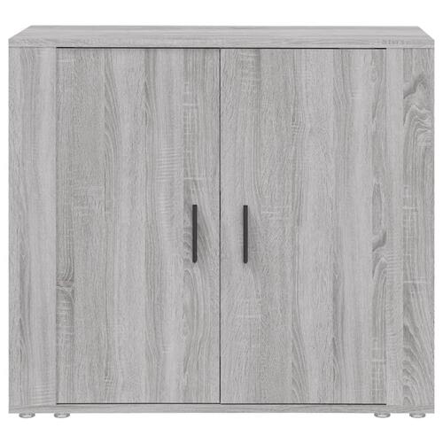 Skænk 80x33x70 cm konstrueret træ grå sonoma-eg
