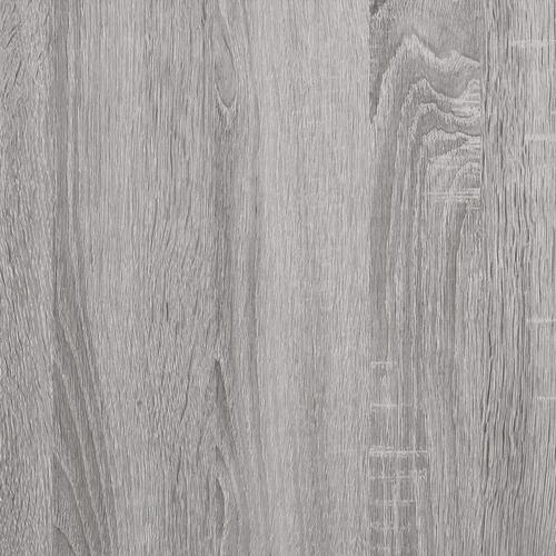 Skænk 80x33x70 cm konstrueret træ grå sonoma-eg
