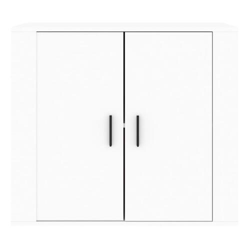 Skænk 80x33x70 cm konstrueret træ hvid