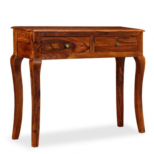 Konsolbord i massivt akacietræ 90 x 32 x 76 cm