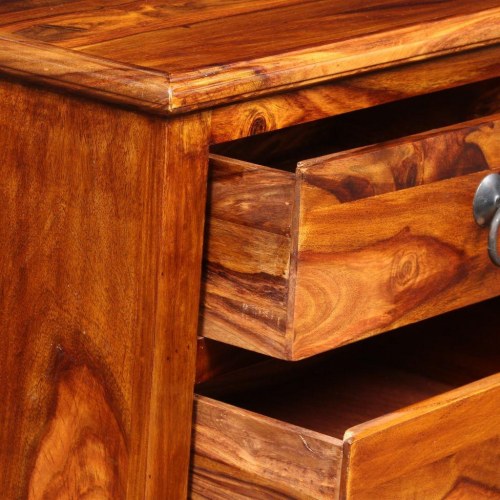 TV-skab massivt akacietræ 90 x 30 x 40 cm