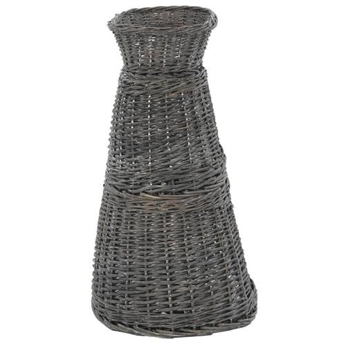 Kattekurve hynder 3 stk. 47 x 34 x 60 cm naturligt piletræ grå
