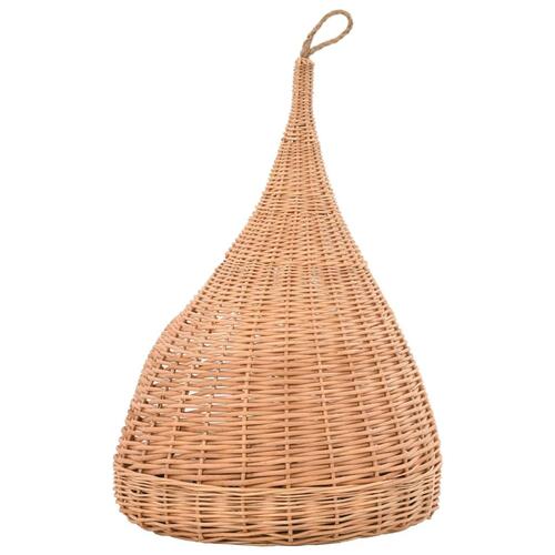 Kattehus med hynde 40 x 60 cm tipifacon naturligt piletræ