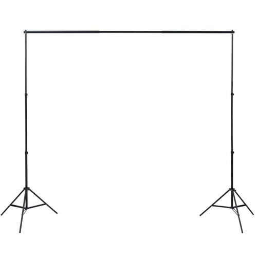 Fotostudieudstyr: 5 farvede kulisser og 2 softbokse