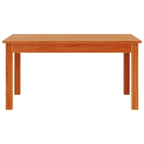 Sofabord 80x50x40 cm massivt fyrretræ gyldenbrun