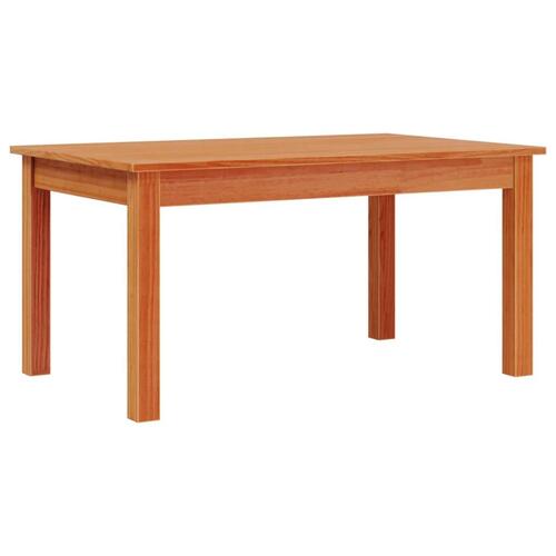 Sofabord 80x50x40 cm massivt fyrretræ gyldenbrun