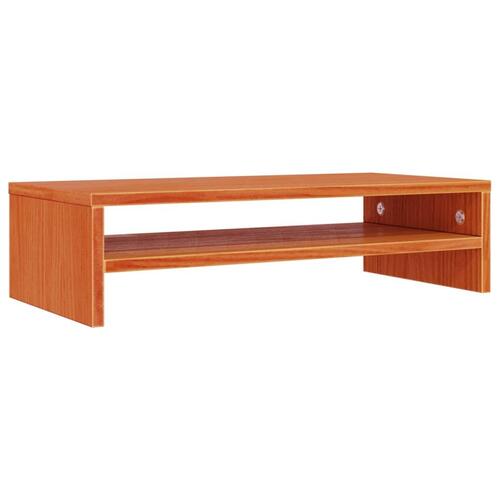 Skærmholder 50x24x13 cm massivt fyrretræ gyldenbrun