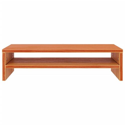 Skærmholder 50x24x13 cm massivt fyrretræ gyldenbrun