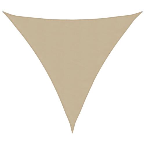 Solsejl 2x2x2 m 100 % polyesterstof beige