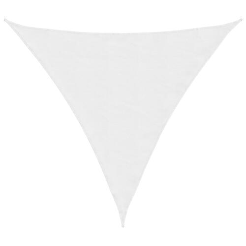 Solsejl 2x2x2 m 100 % polyesterstof hvid