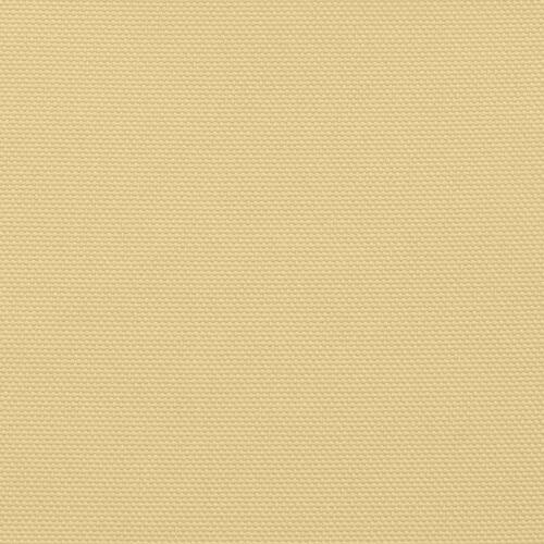 Solsejl 7x5x5 m 100 % polyesterstof sandfarvet
