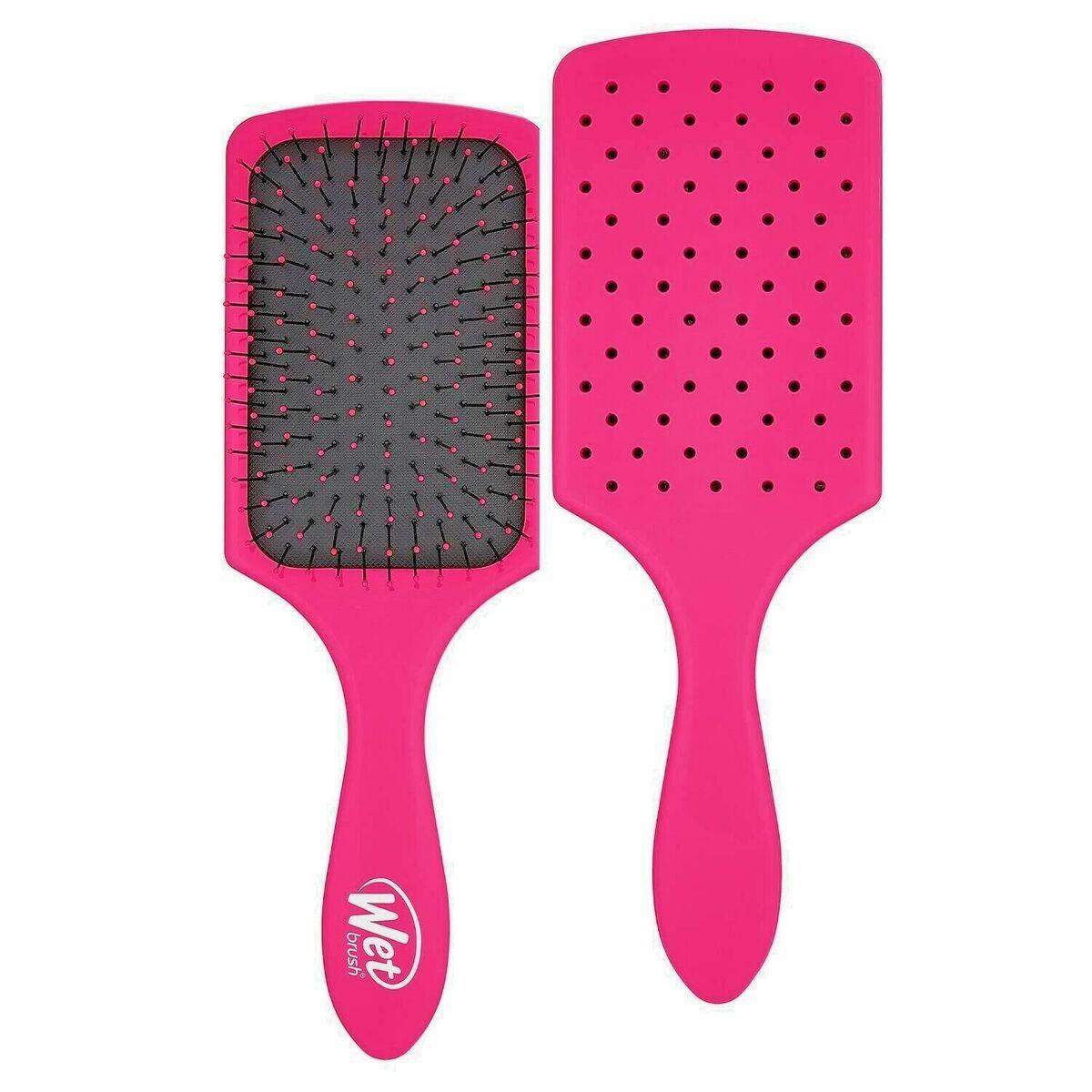 Børste til Glatning af Håret The Wet Brush Pink Rektangulær