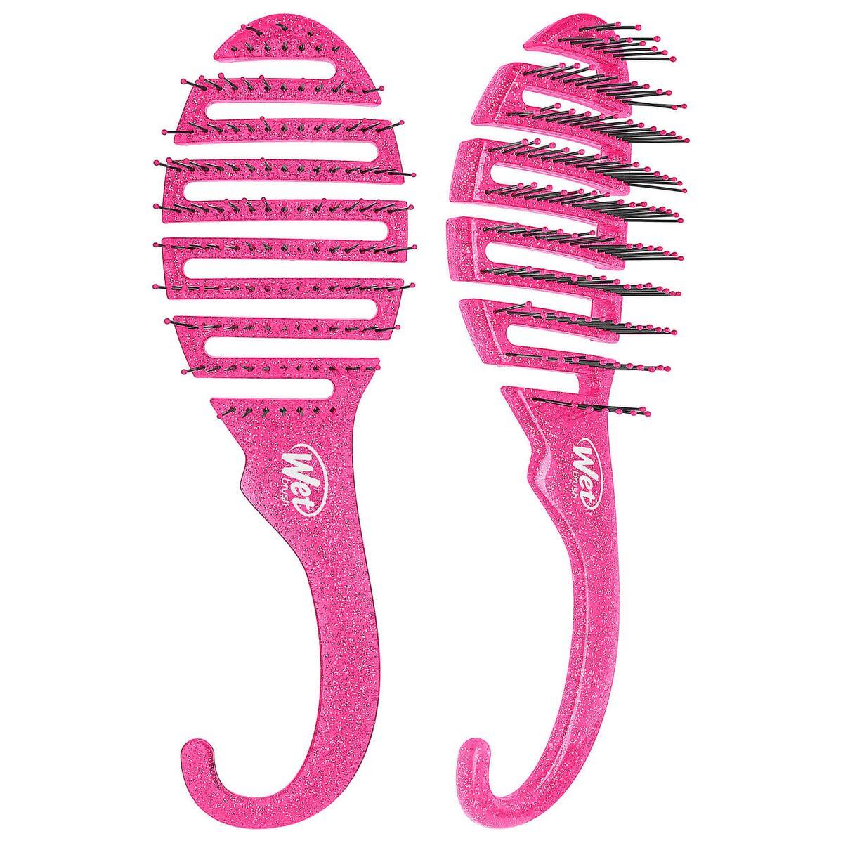 Børste til Glatning af Håret The Wet Brush Glitter Pink Bruser