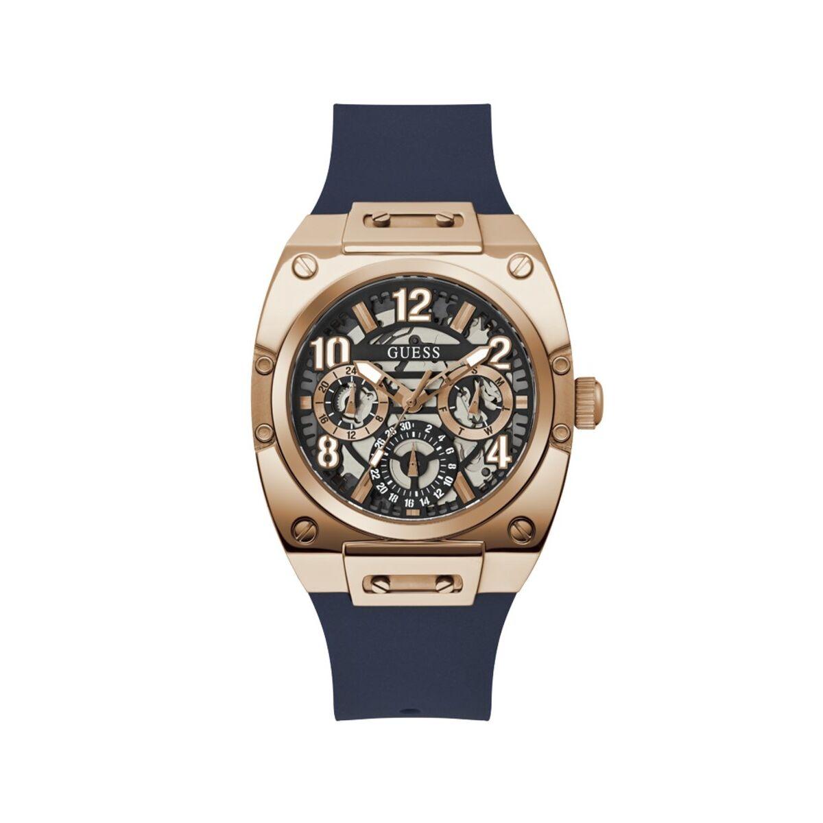 Guess herreur GW0569G3 - 43 mm, silikonerem, 5 atm