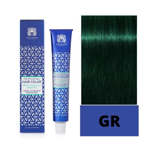 Permanent hårfarve - creme Valquer Grøn 60 ml
