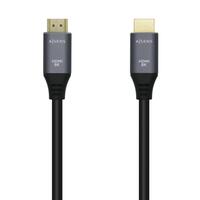 HDMI-kabel Aisens A150-0425 Sort Sort/Grå 50 cm