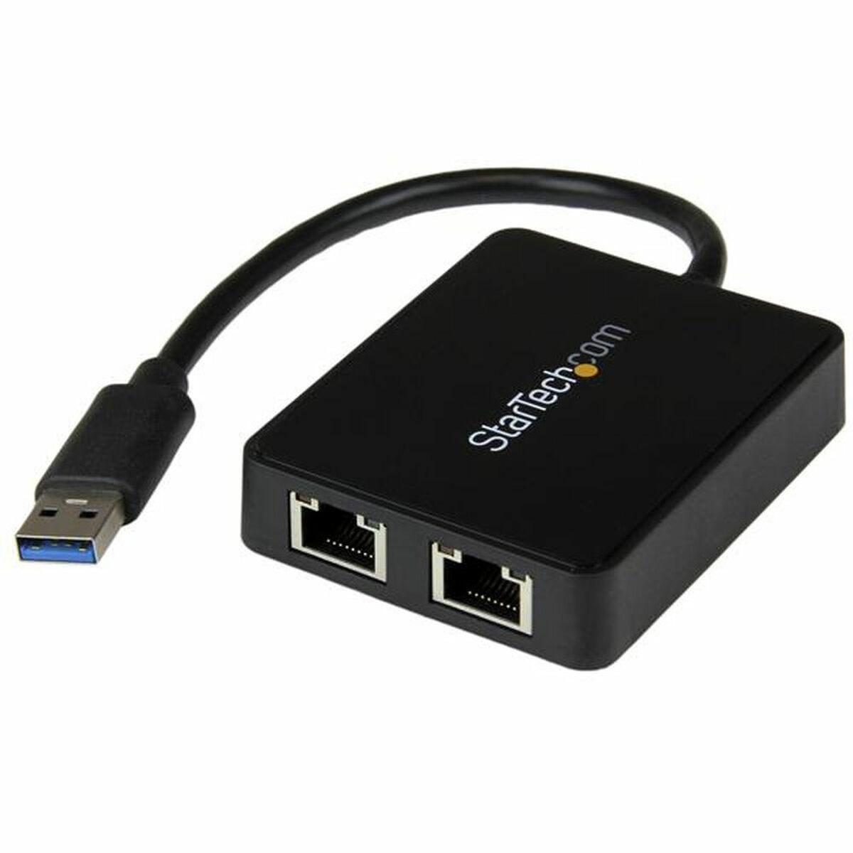 Startech USB32000SPT netværksadapter - USB til 2x Gigabit Ethernet