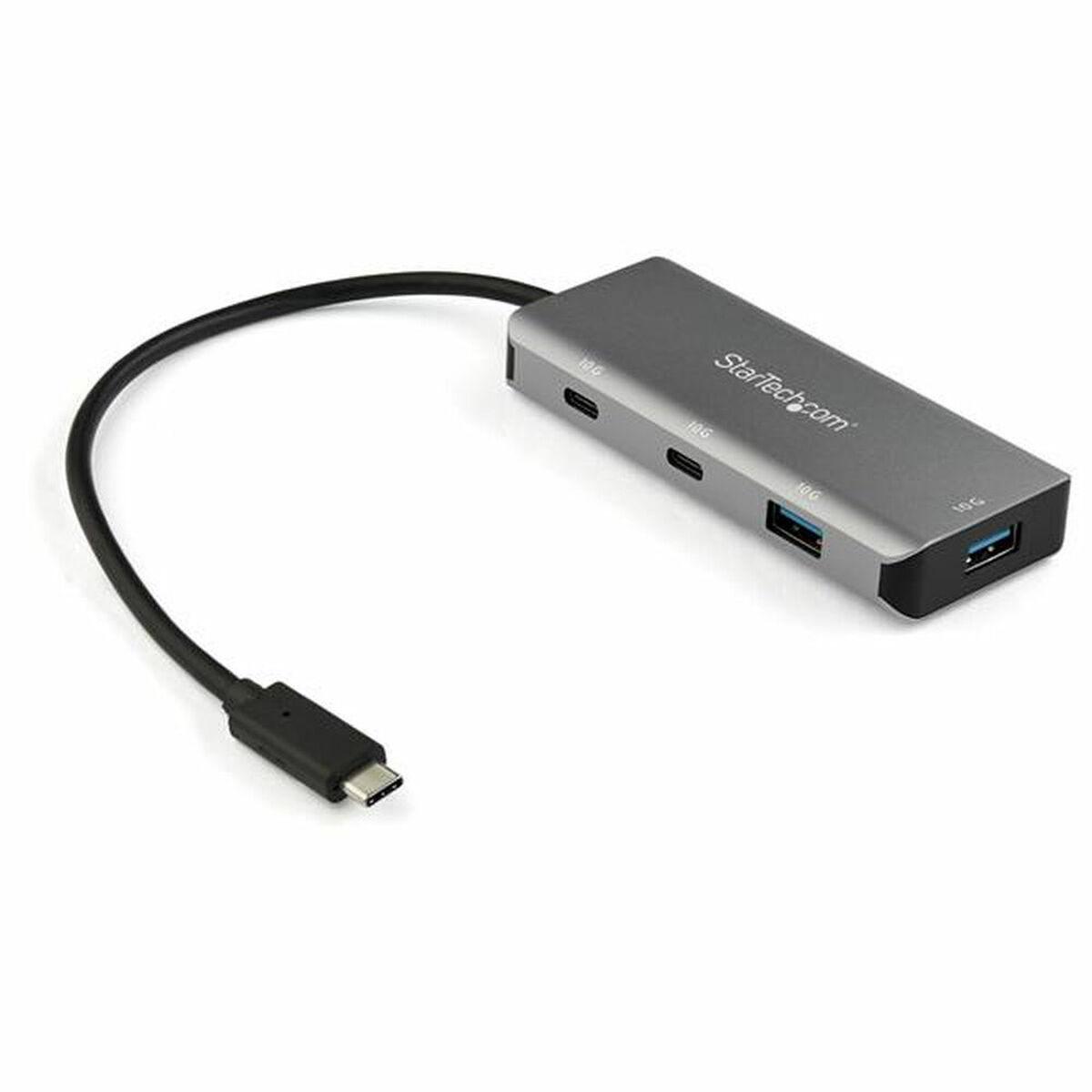 Startech USB hub HB31C2A2CB - 4-ports, USB‑C/USB‑A, 10 Gbit/s