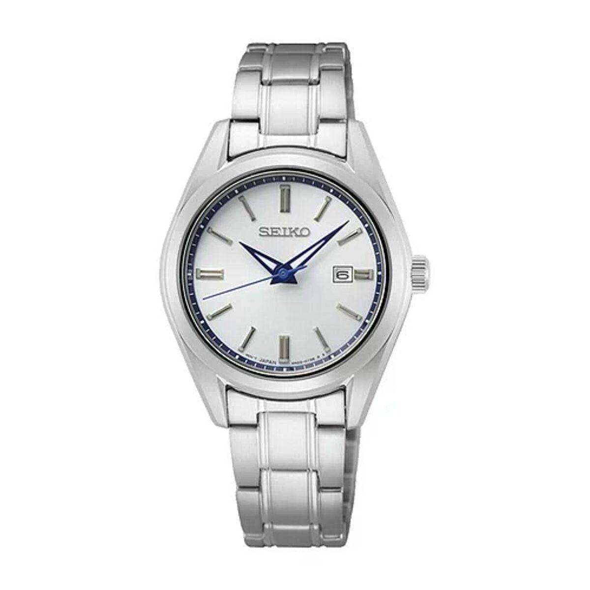 Seiko smartwatch - hvid/sølv, dame, rustfrit stål