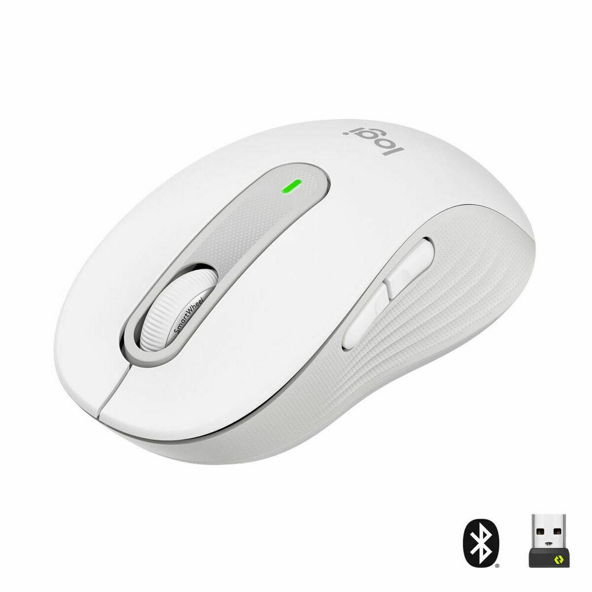 Trådløs mus Logitech M650 Hvid