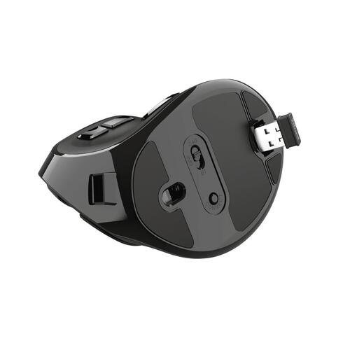 Trådløs mus Trust Voxx Sort Ergonomisk Vertikalt Bluetooth Genopladelig