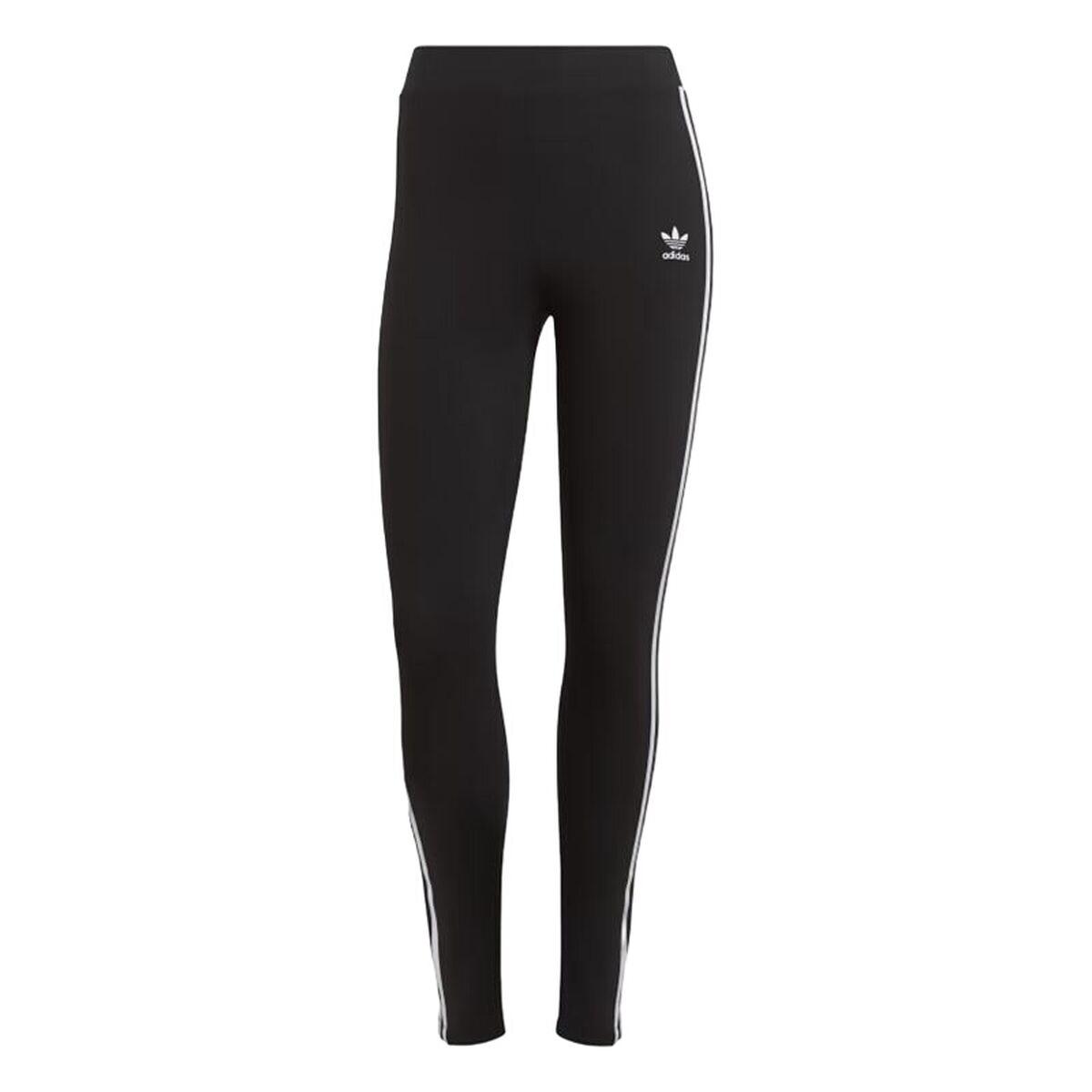Sport leggings til kvinder Adidas Originals 3 Stripes Sort 36