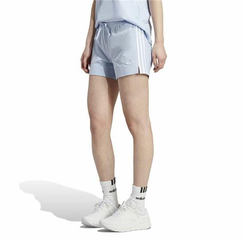 Sport shorts til kvinder Adidas 3 Stripes Sj Lyseblå L
