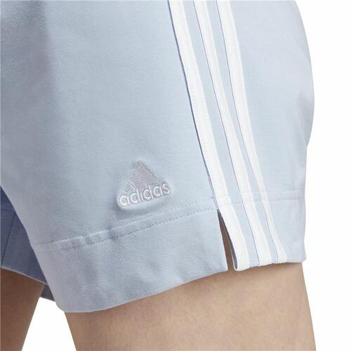 Sport shorts til kvinder Adidas 3 Stripes Sj Lyseblå L