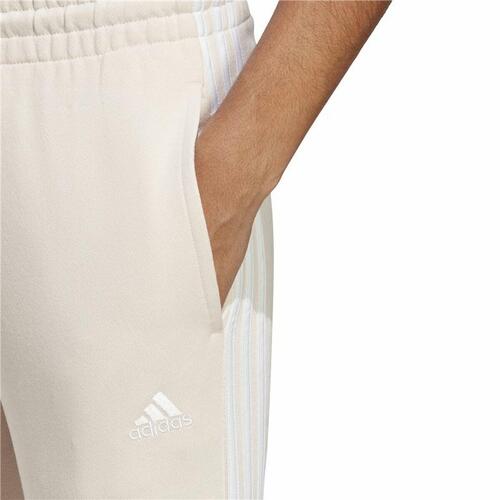 Lange sportsbukser Adidas Essentials 3 Stripes Beige Dame XL