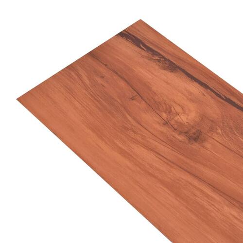Selvklæbende PVC-gulvplanker 5,02 m² 2 mm elm naturfarvet