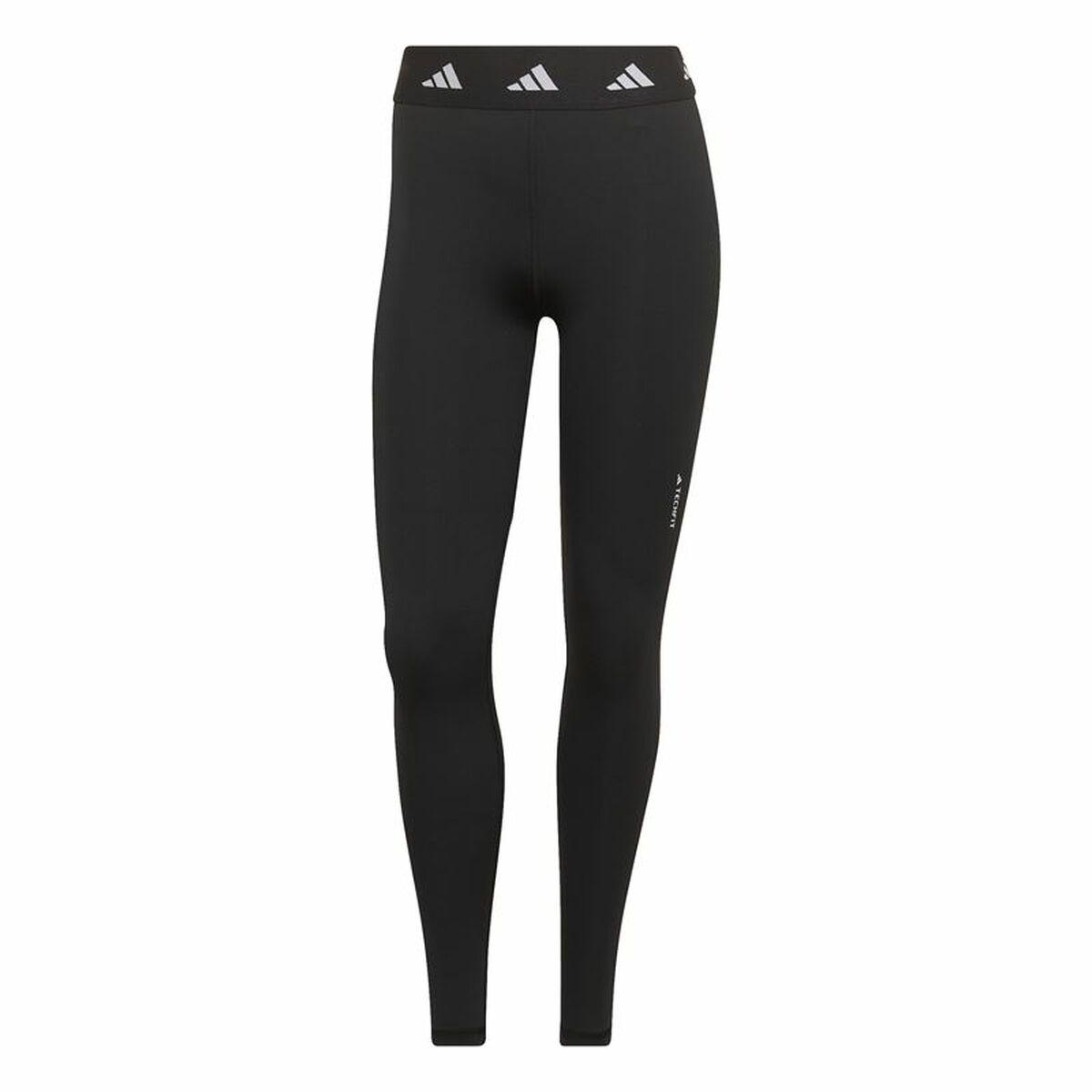 Lange sportsbukser Adidas Tf Long T Sort Dame XS