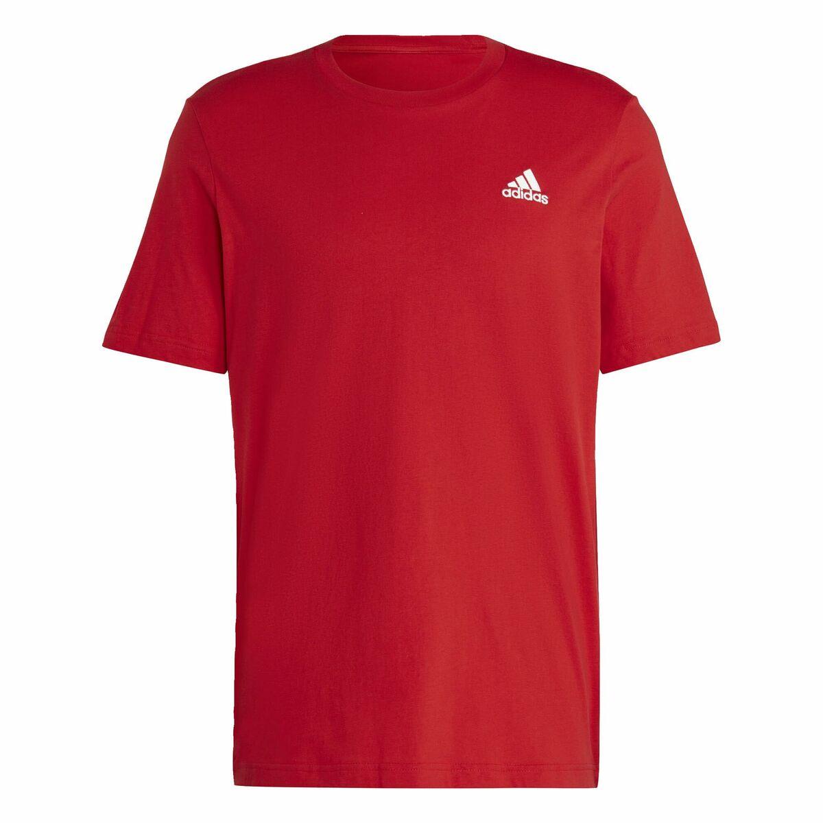 Adidas kortærmet herre T-shirt - XL, rød